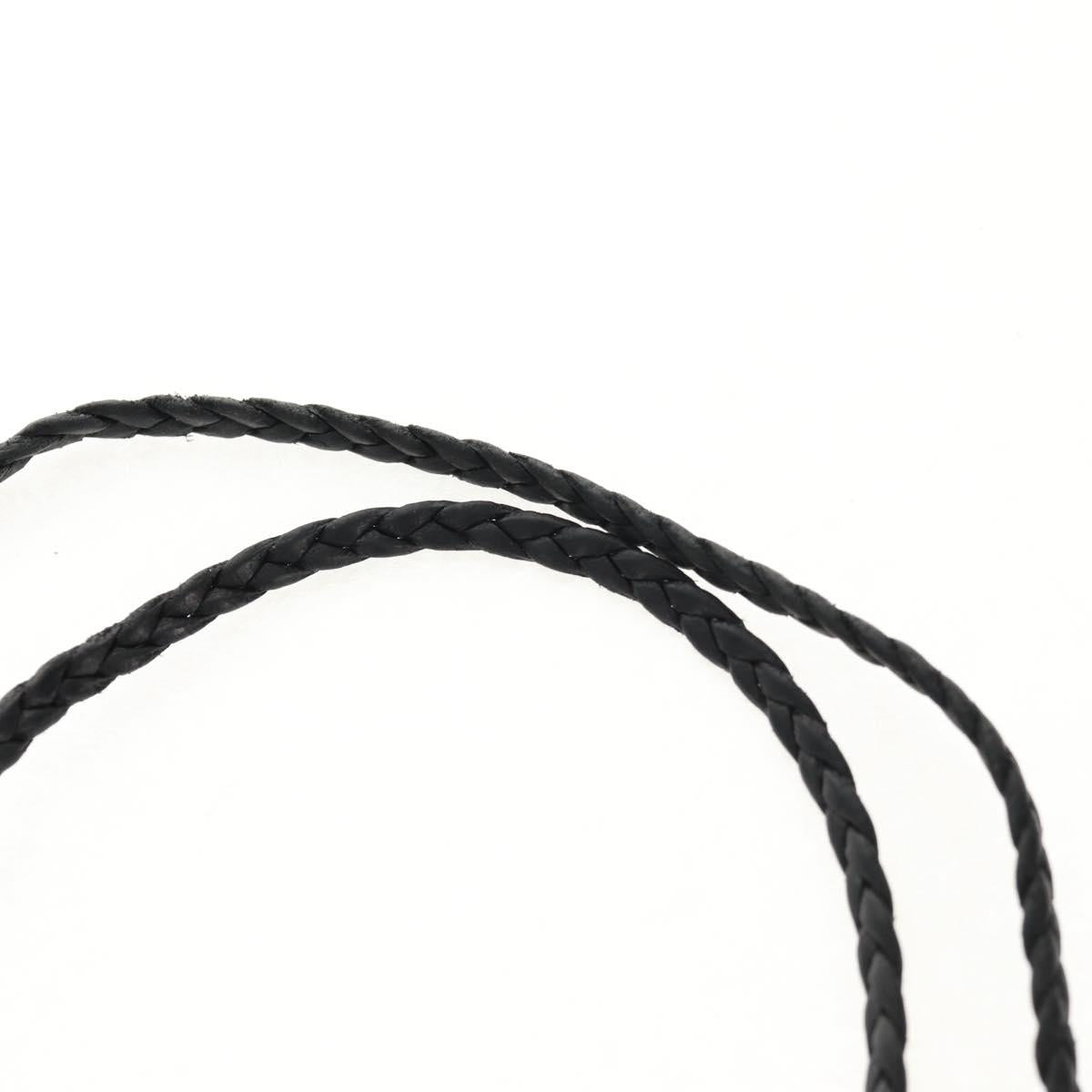 Chrome Hearts Scroll Razor Blade Necklace Ag925 Black Auth 141205M