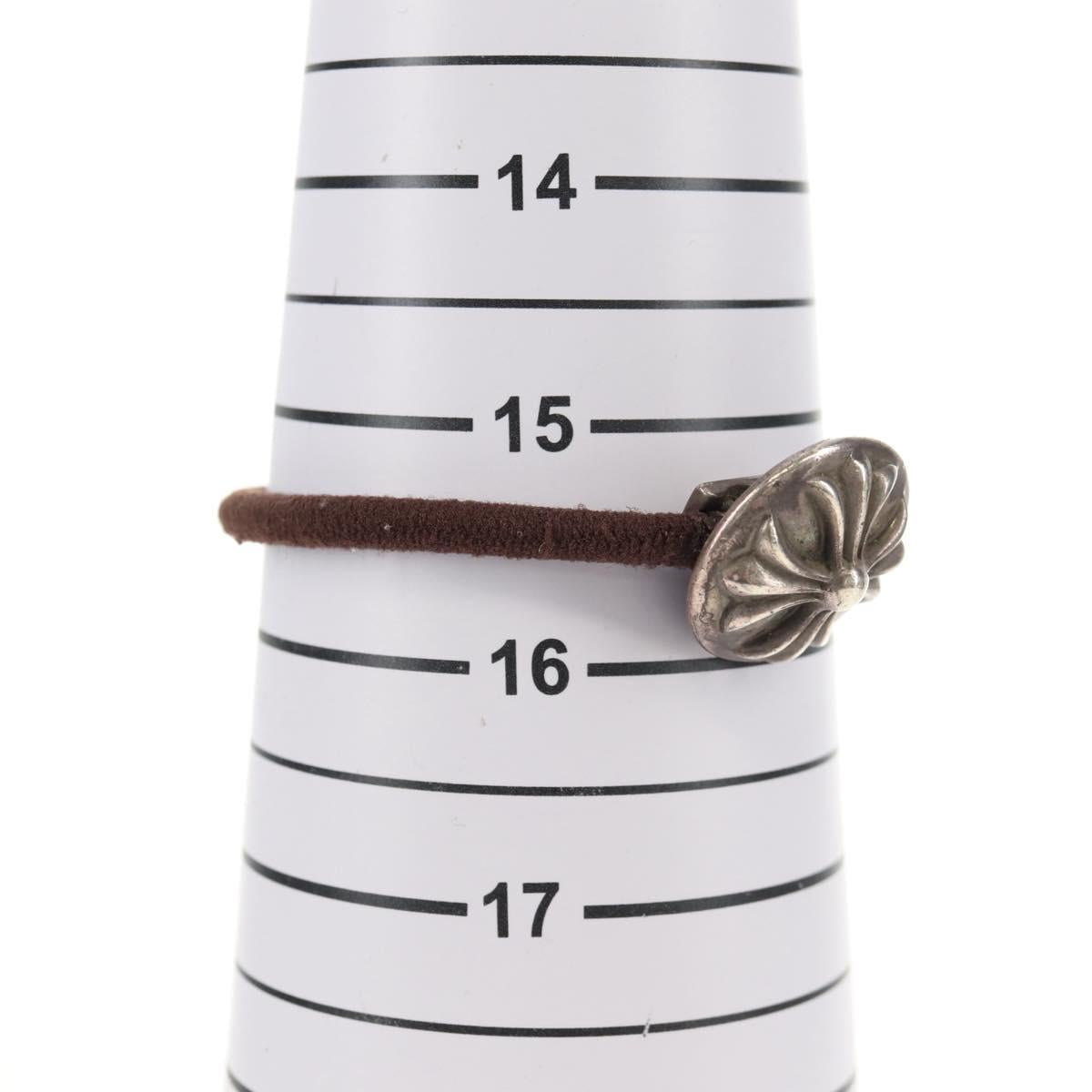 Chrome Hearts Cross Ball Button Hair Tie Ag925 Silver Auth 141206M