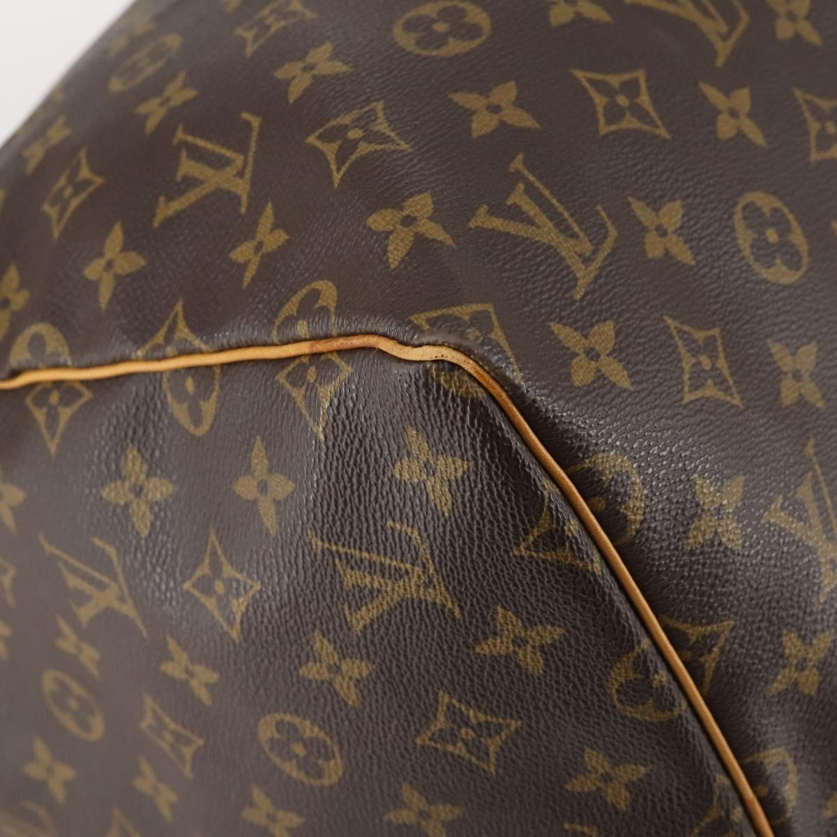 LOUIS VUITTON Monogram Keepall 55 Boston Bag M41424 LV Auth 141213