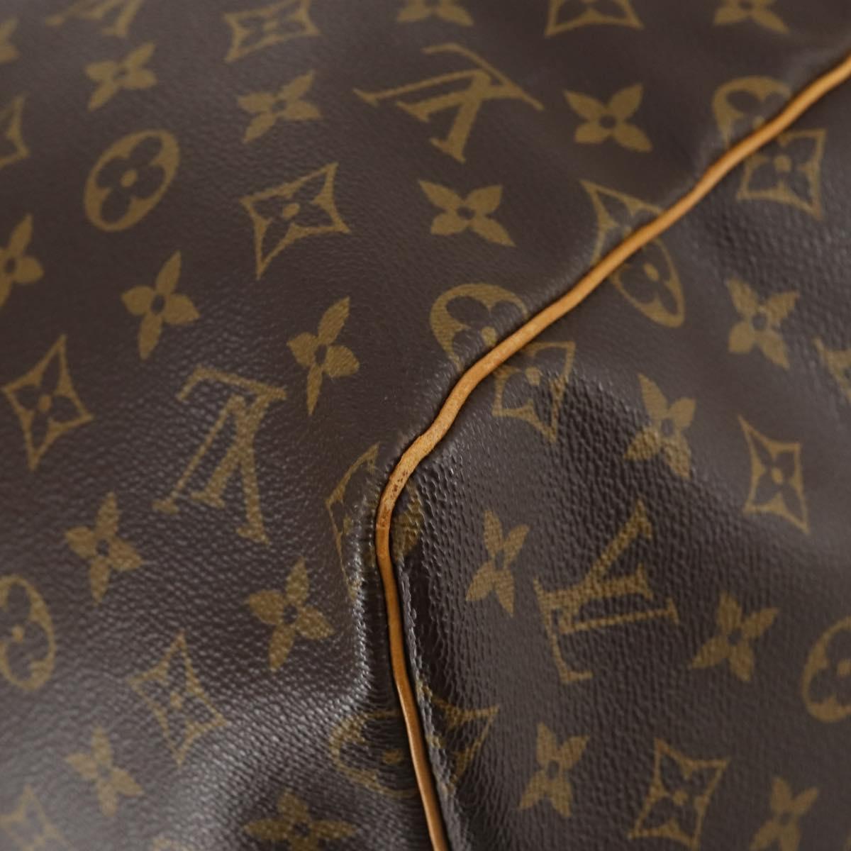 LOUIS VUITTON Monogram Keepall 55 Boston Bag M41424 LV Auth 141213