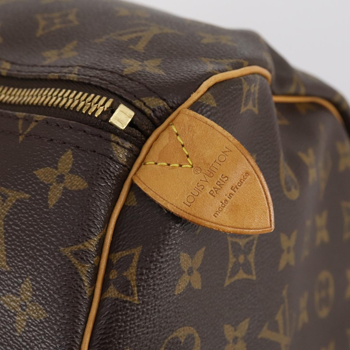 LOUIS VUITTON Monogram Keepall 55 Boston Bag M41424 LV Auth 141213