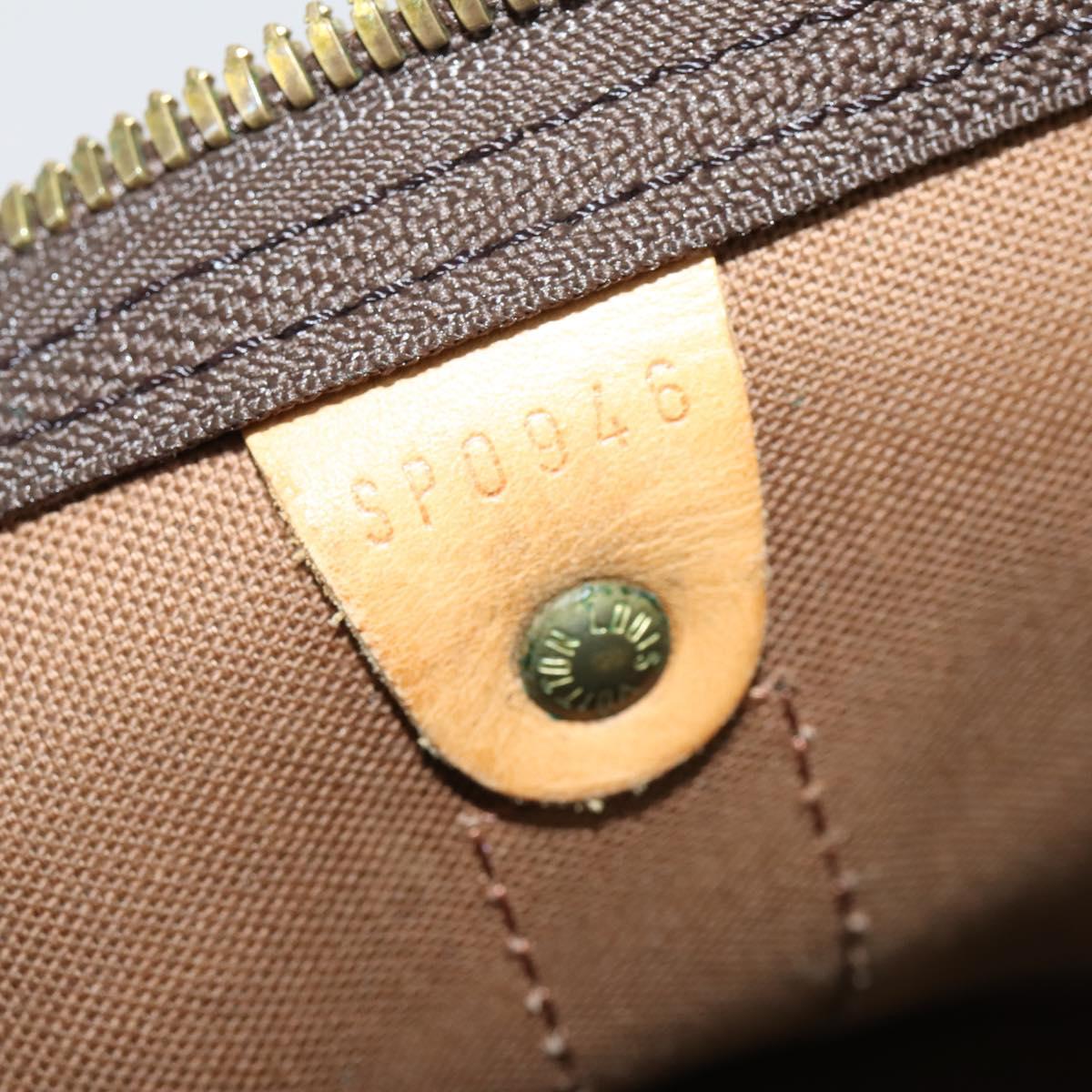 LOUIS VUITTON Monogram Keepall 55 Boston Bag M41424 LV Auth 141213