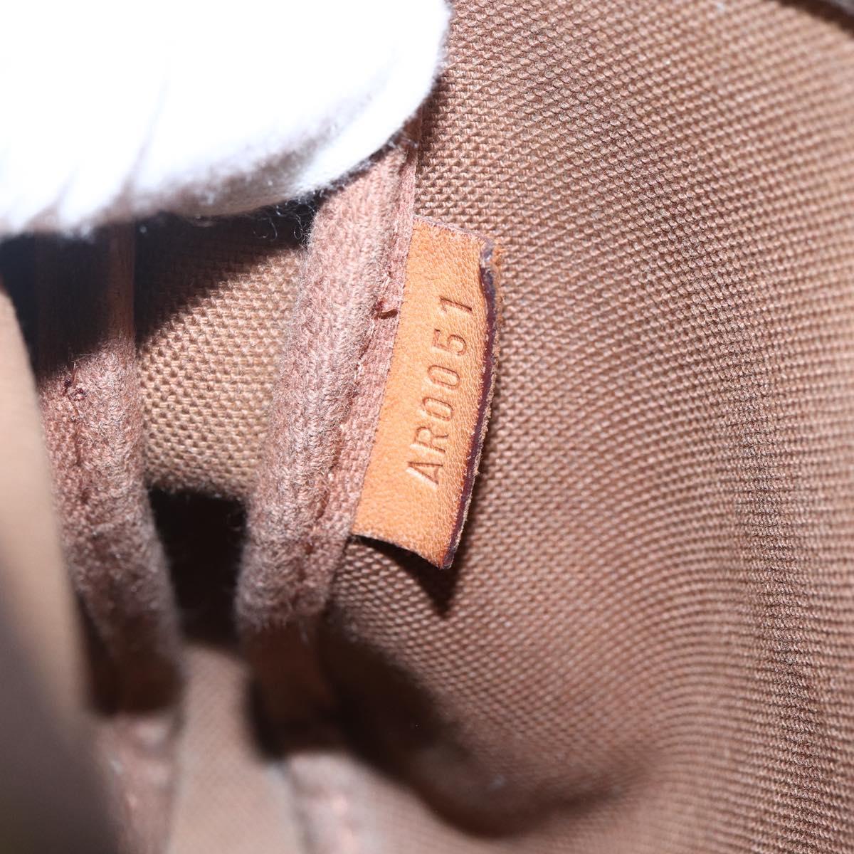 LOUIS VUITTON Graffiti Pochette Accessoires Pouch Khaki M92191 LV Auth 141215