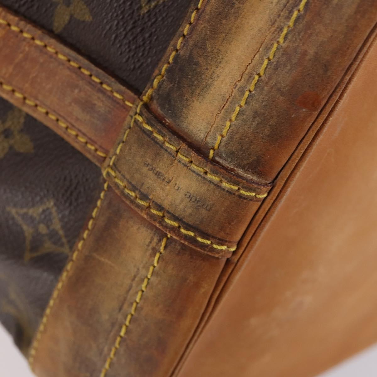 LOUIS VUITTON Monogram Noe Shoulder Bag M42224 LV Auth 141232