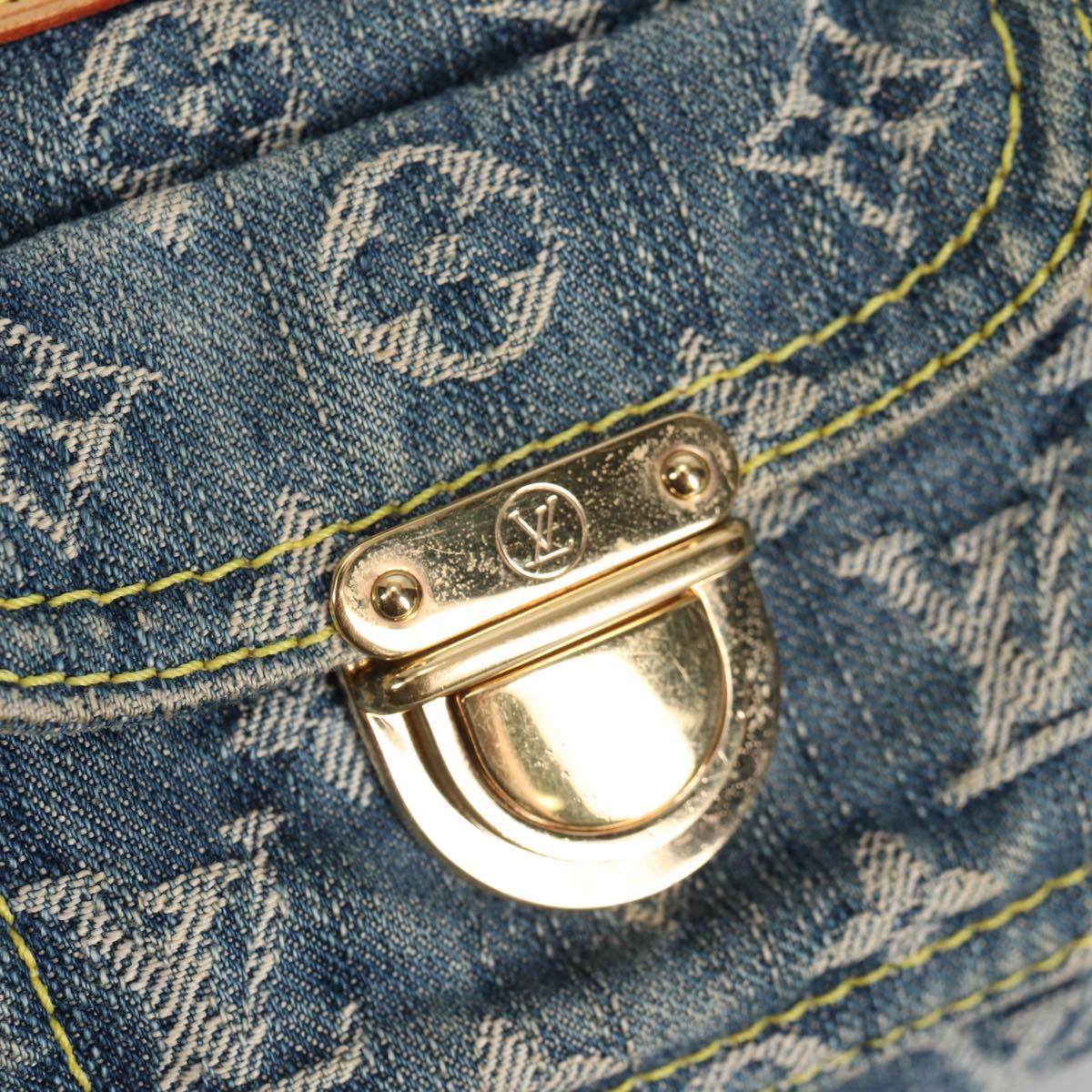 LOUIS VUITTON Monogram Denim Neo Speedy Hand Bag Blue M95019 LV Auth 141243V