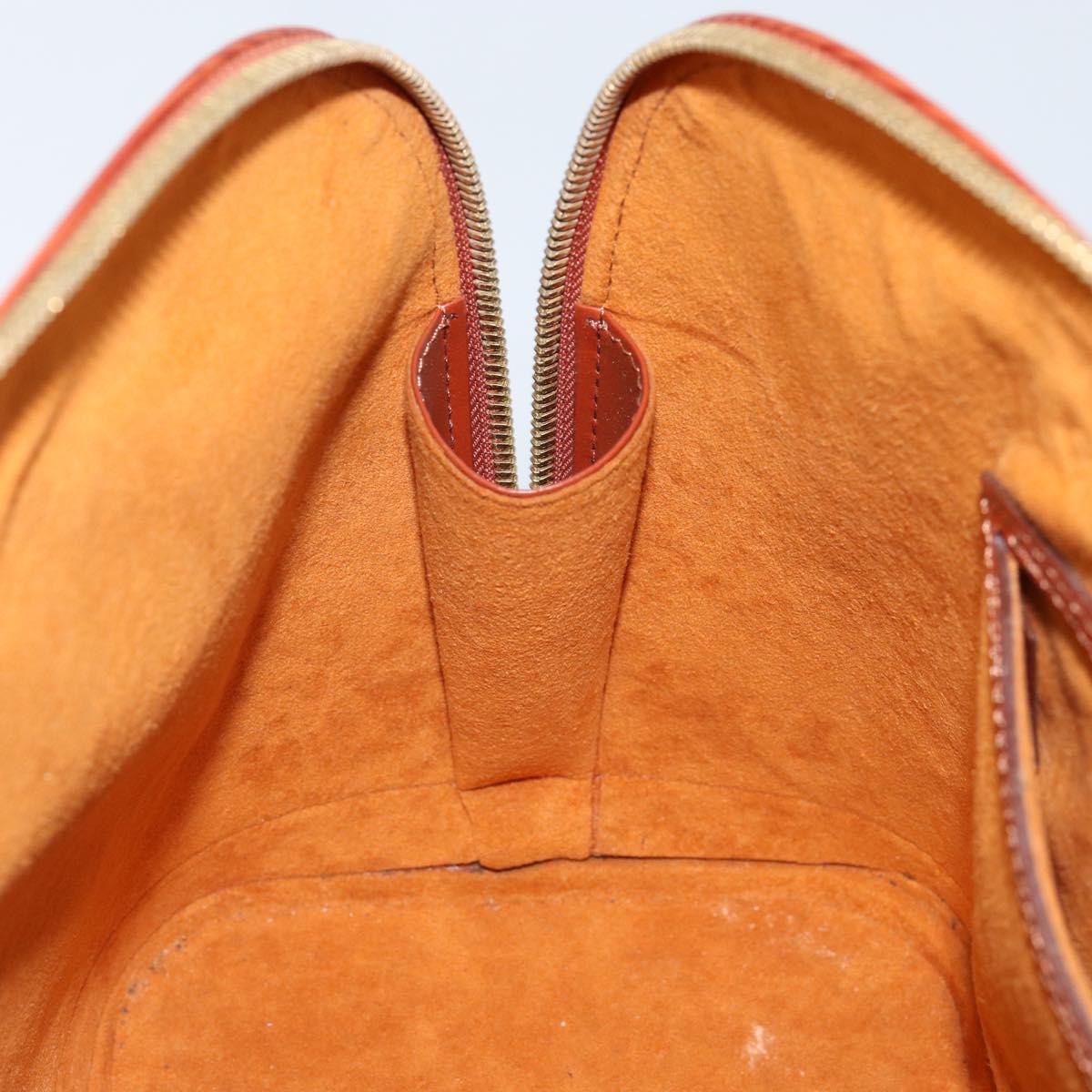 LOUIS VUITTON Epi Alma Hand Bag Brown M52143 LV Auth 141298