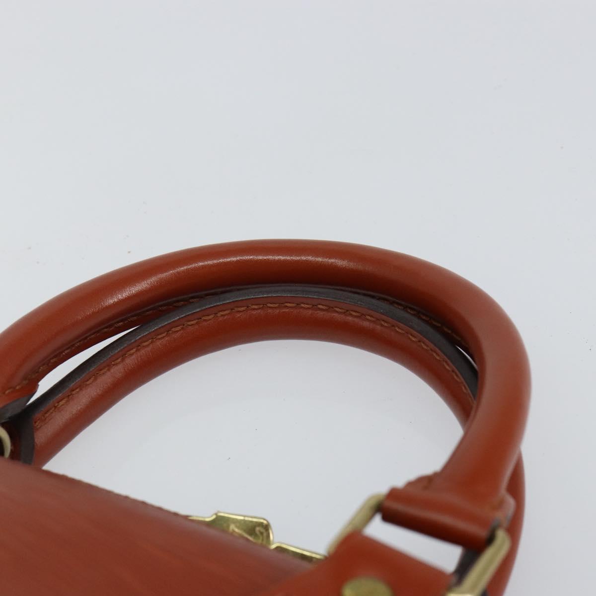 LOUIS VUITTON Epi Alma Hand Bag Brown M52143 LV Auth 141298