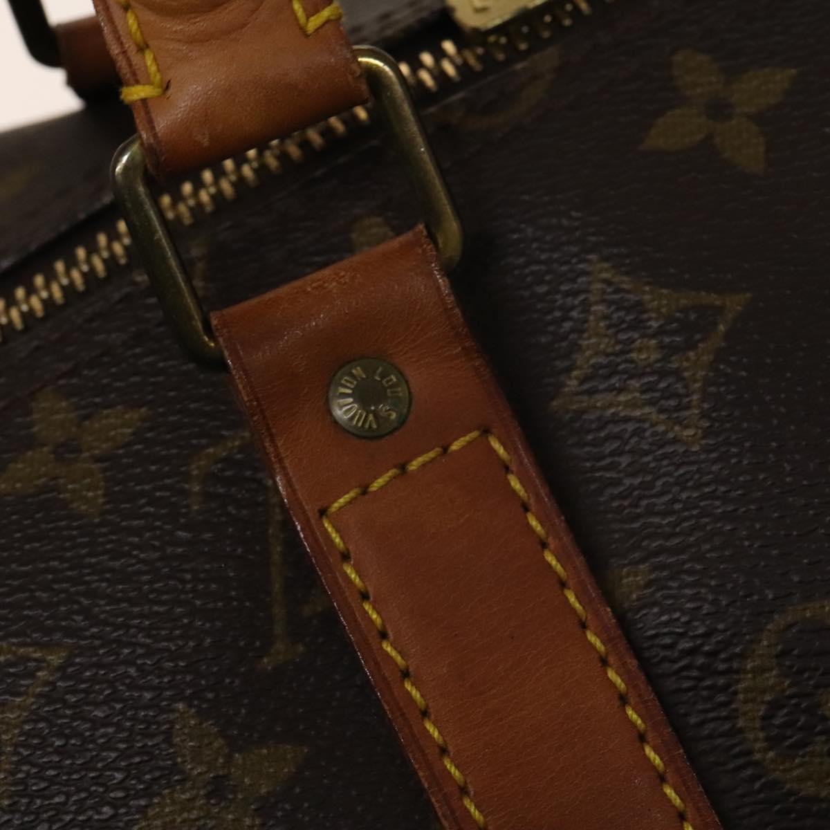 LOUIS VUITTON Monogram Keepall 55 Boston Bag M41424 LV Auth 141304