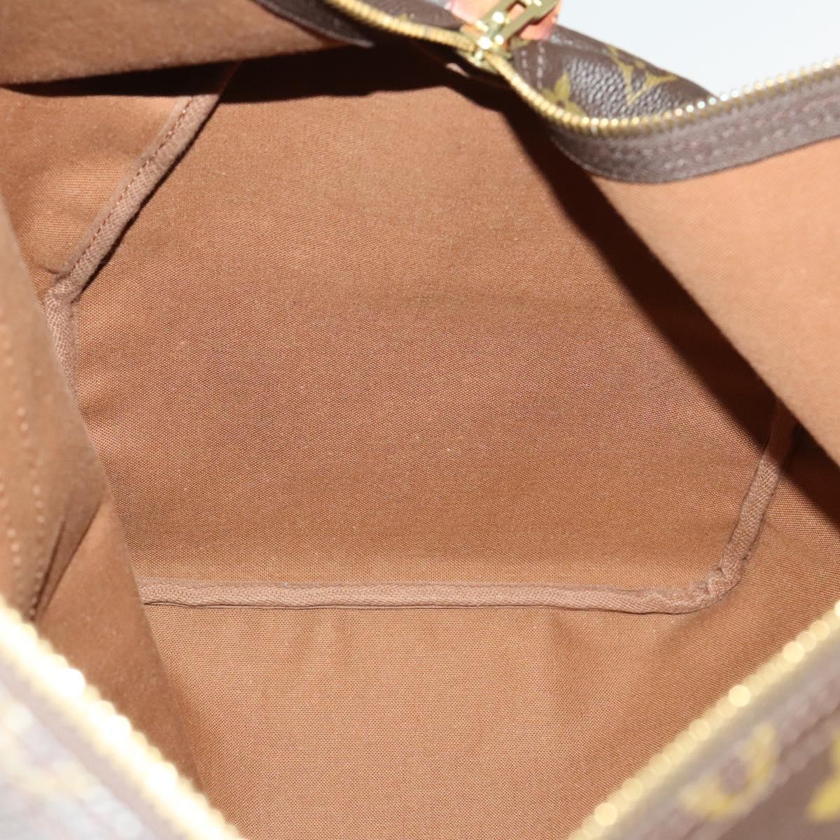 LOUIS VUITTON Monogram Keepall 55 Boston Bag M41424 LV Auth 141304