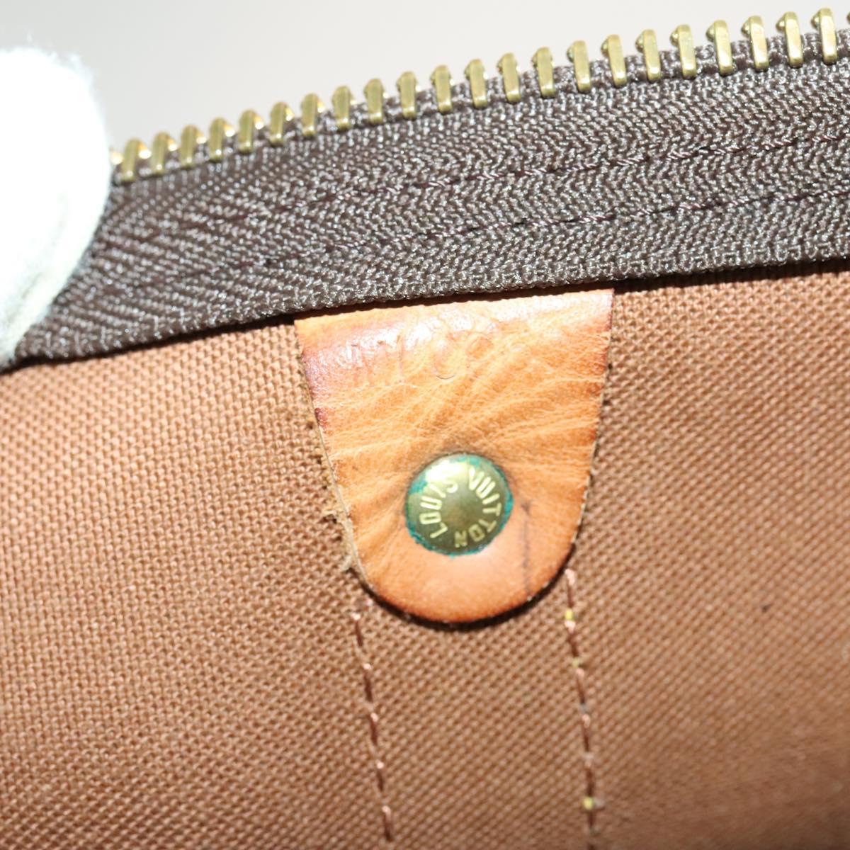 LOUIS VUITTON Monogram Keepall 55 Boston Bag M41424 LV Auth 141304