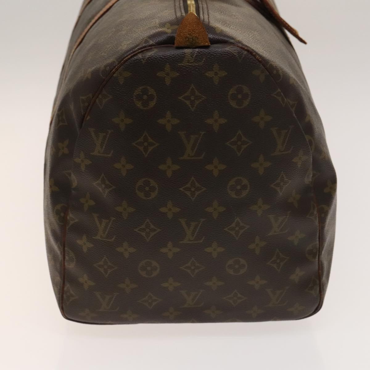 LOUIS VUITTON Monogram Keepall 55 Boston Bag M41424 LV Auth 141304