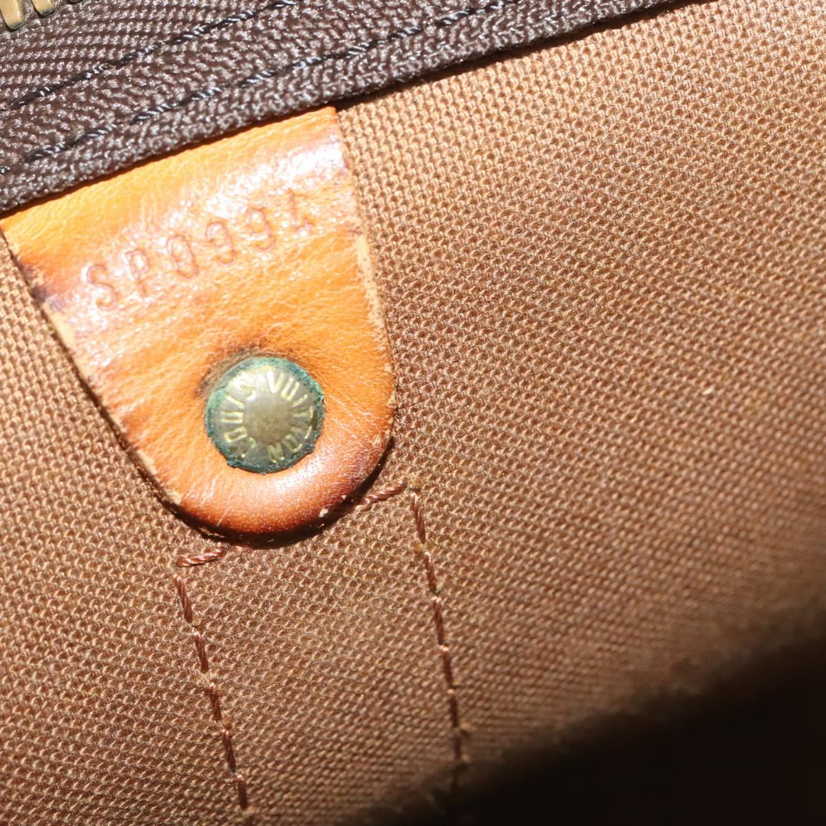 LOUIS VUITTON Monogram Keepall 55 Boston Bag M41424 LV Auth 141305