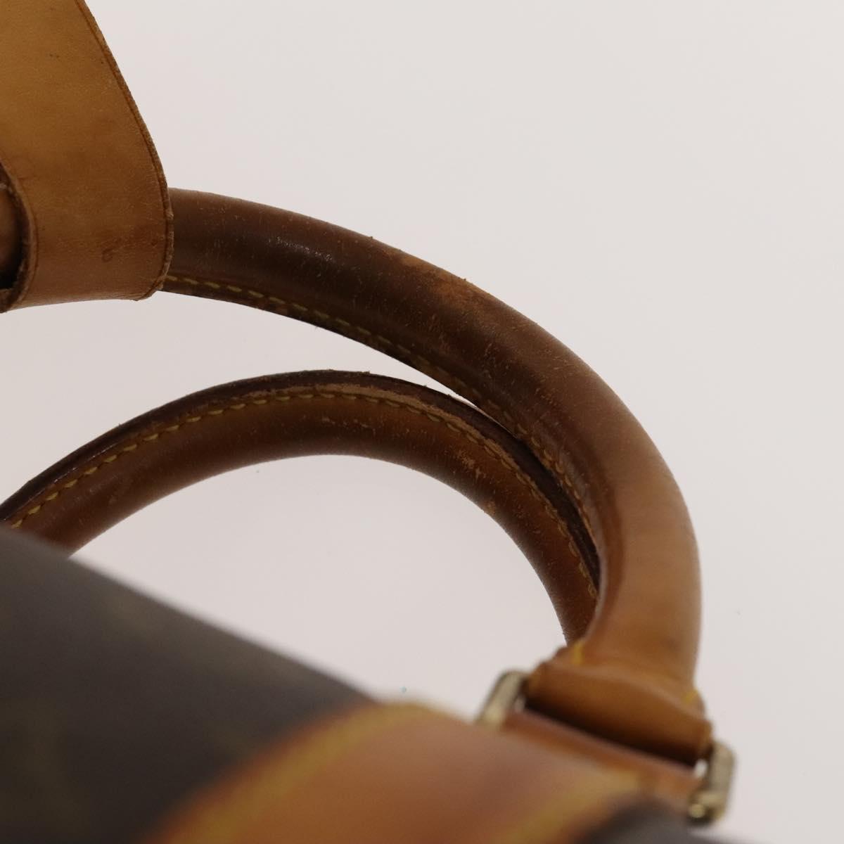 LOUIS VUITTON Monogram Keepall 55 Boston Bag M41424 LV Auth 141305