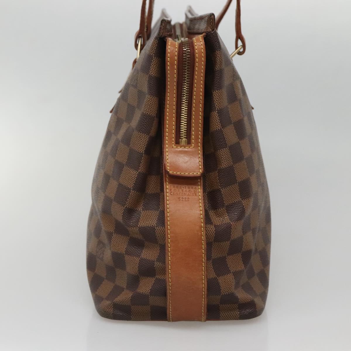LOUIS VUITTON Damier Ebene Colombine Bag 100th anniversary N99037 LV Auth 141322