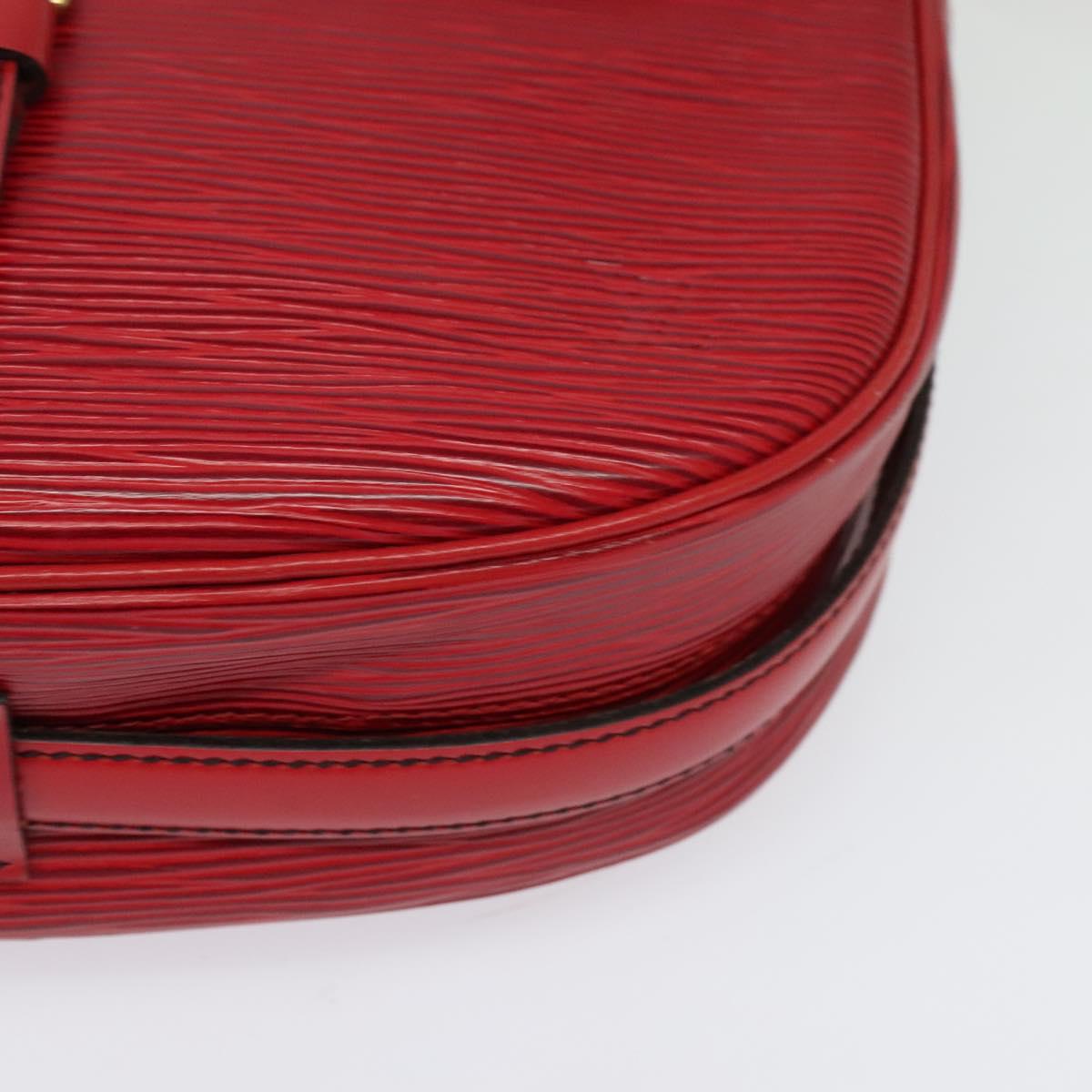 LOUIS VUITTON Epi Jeune Fille MM Shoulder Bag Red M52157 LV Auth 141329A
