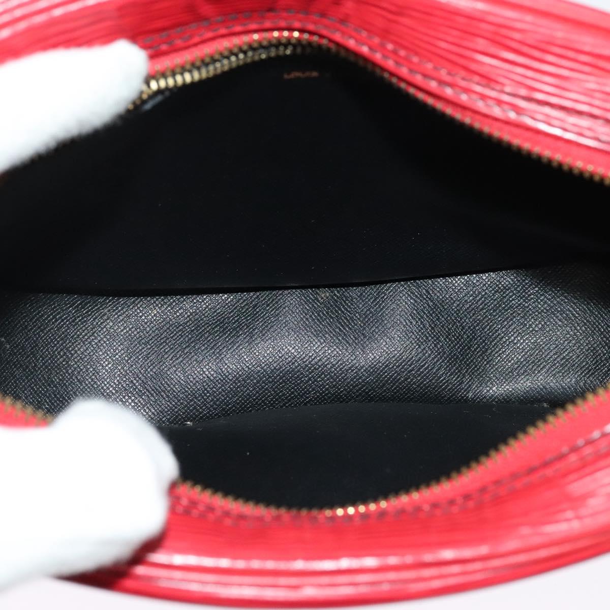 LOUIS VUITTON Epi Jeune Fille MM Shoulder Bag Red M52157 LV Auth 141329