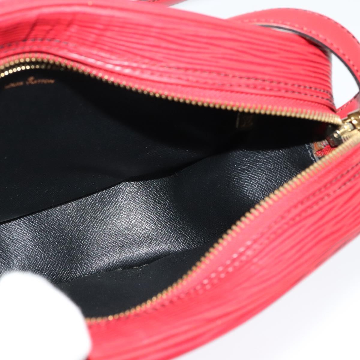 LOUIS VUITTON Epi Jeune Fille MM Shoulder Bag Red M52157 LV Auth 141329A