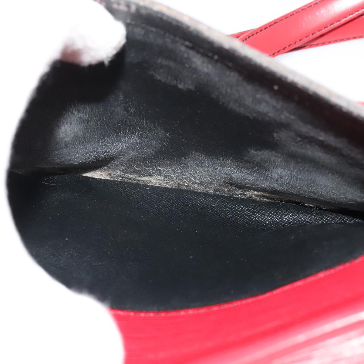 LOUIS VUITTON Epi Jeune Fille MM Shoulder Bag Red M52157 LV Auth 141329