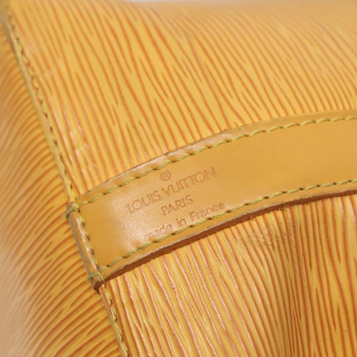 LOUIS VUITTON Epi Petit Noe Shoulder Bag Yellow M44109 LV Auth 141331