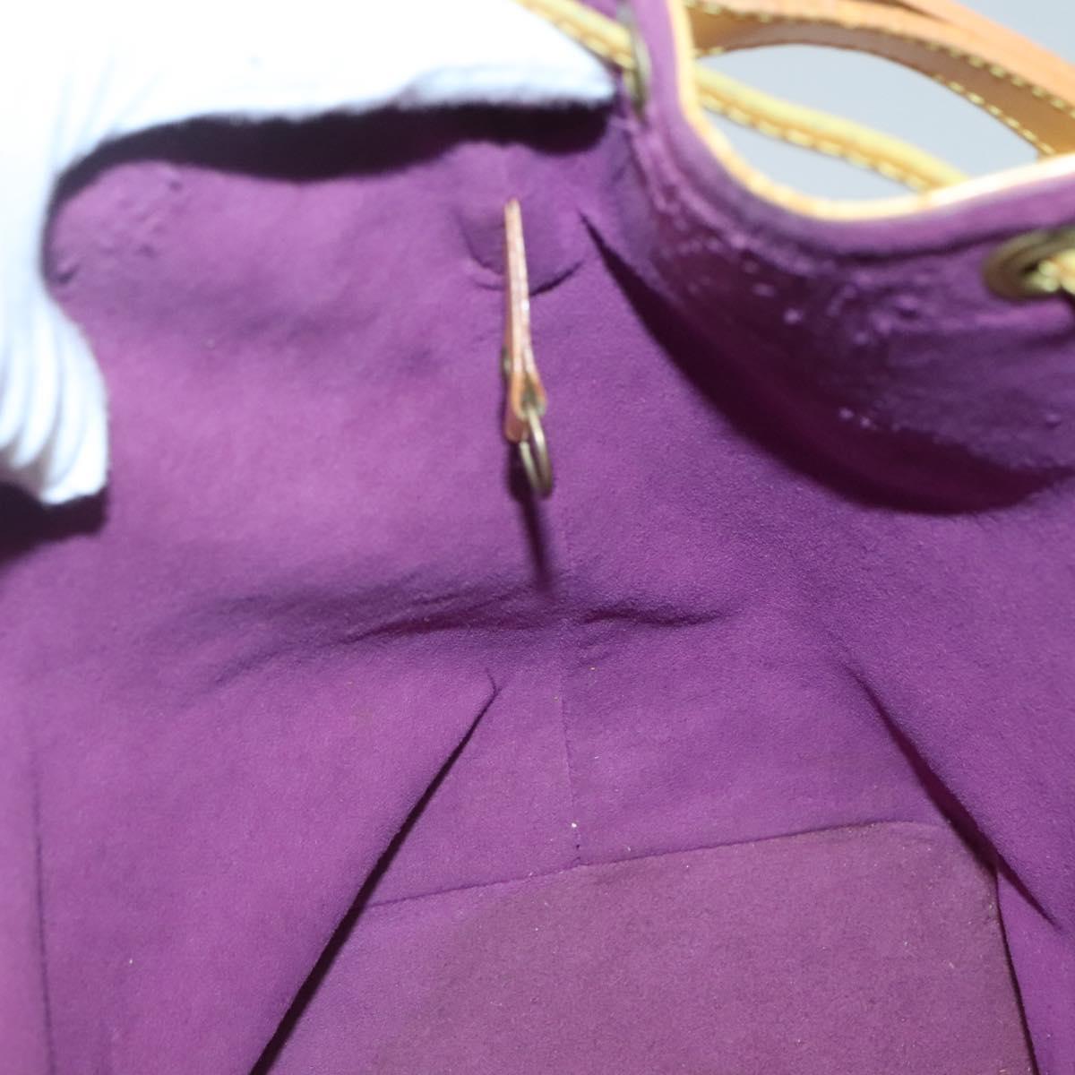 LOUIS VUITTON Epi Petit Noe Shoulder Bag Yellow M44109 LV Auth 141331