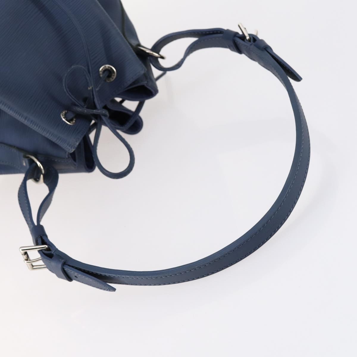 LOUIS VUITTON Epi Petit Noe Shoulder Bag Myrtille M5901G LV Auth 141334