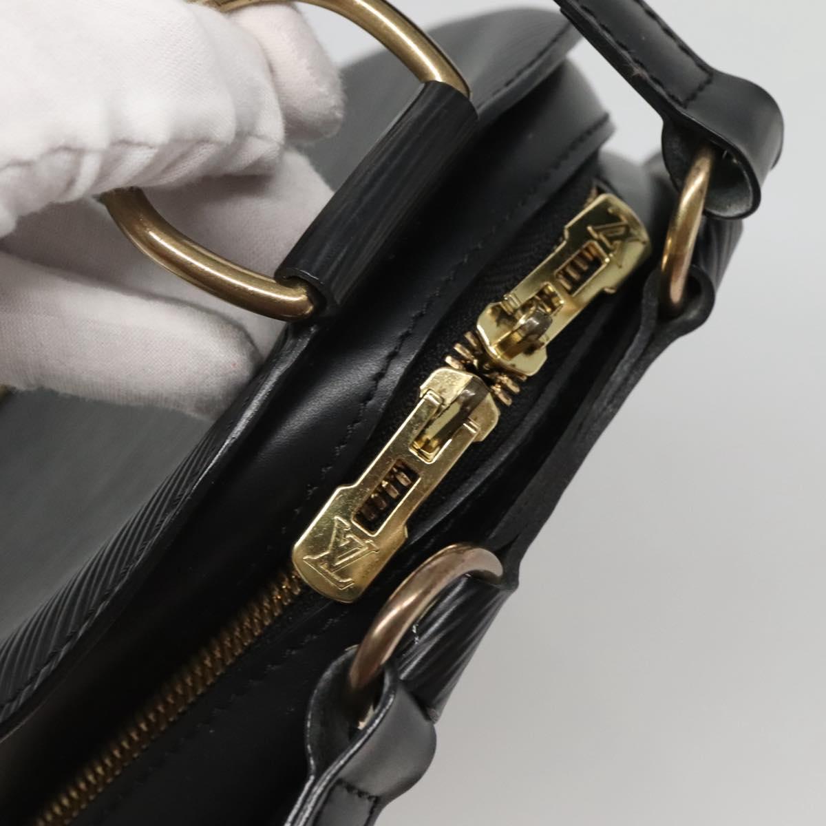 LOUIS VUITTON Epi Mabillon Backpack Black M52232 LV Auth 141335