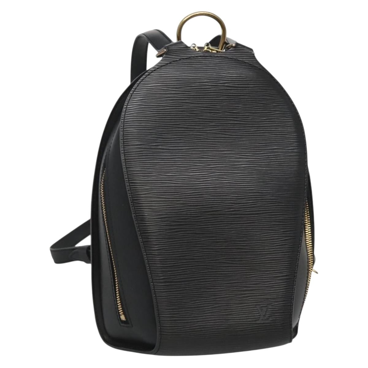 LOUIS VUITTON Epi Mabillon Backpack Black M52232 LV Auth 141335