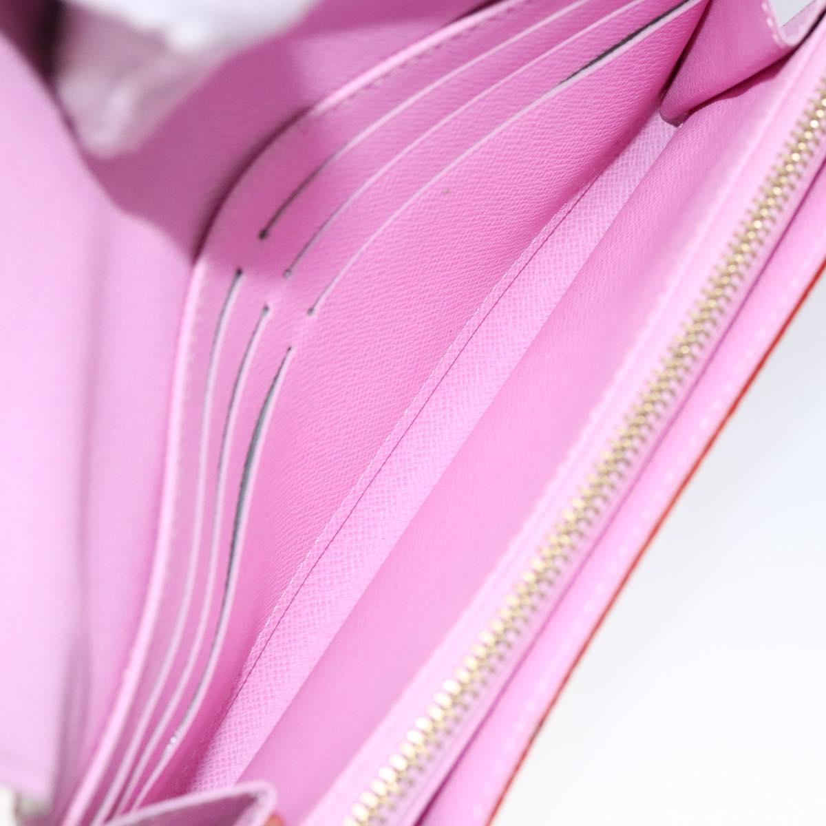 LOUIS VUITTON Multicolor Portefeuille Sarah Wallet White M60667 LV Auth 141338