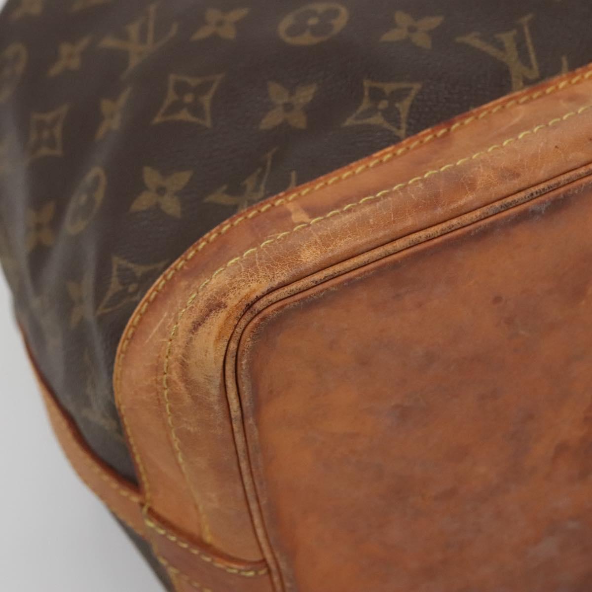 LOUIS VUITTON Monogram Noe Shoulder Bag M42224 LV Auth 141364