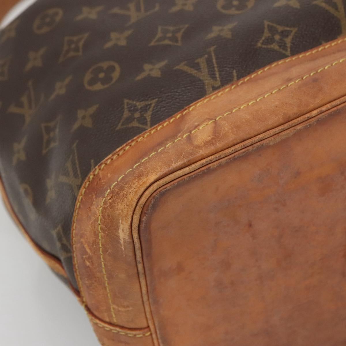 LOUIS VUITTON Monogram Noe Shoulder Bag M42224 LV Auth 141364