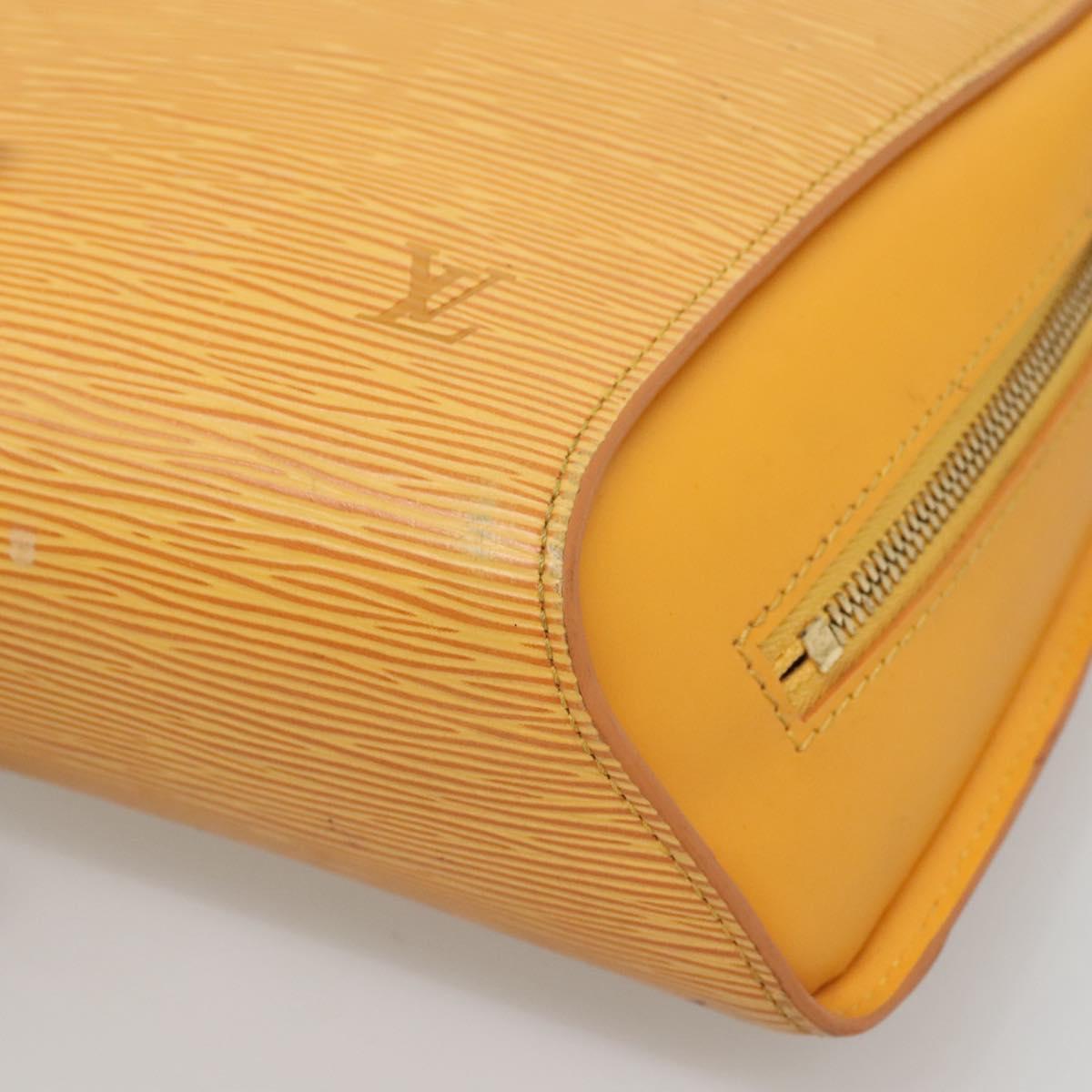 LOUIS VUITTON Epi Mabillon Backpack Yellow M52239 LV Auth 141386