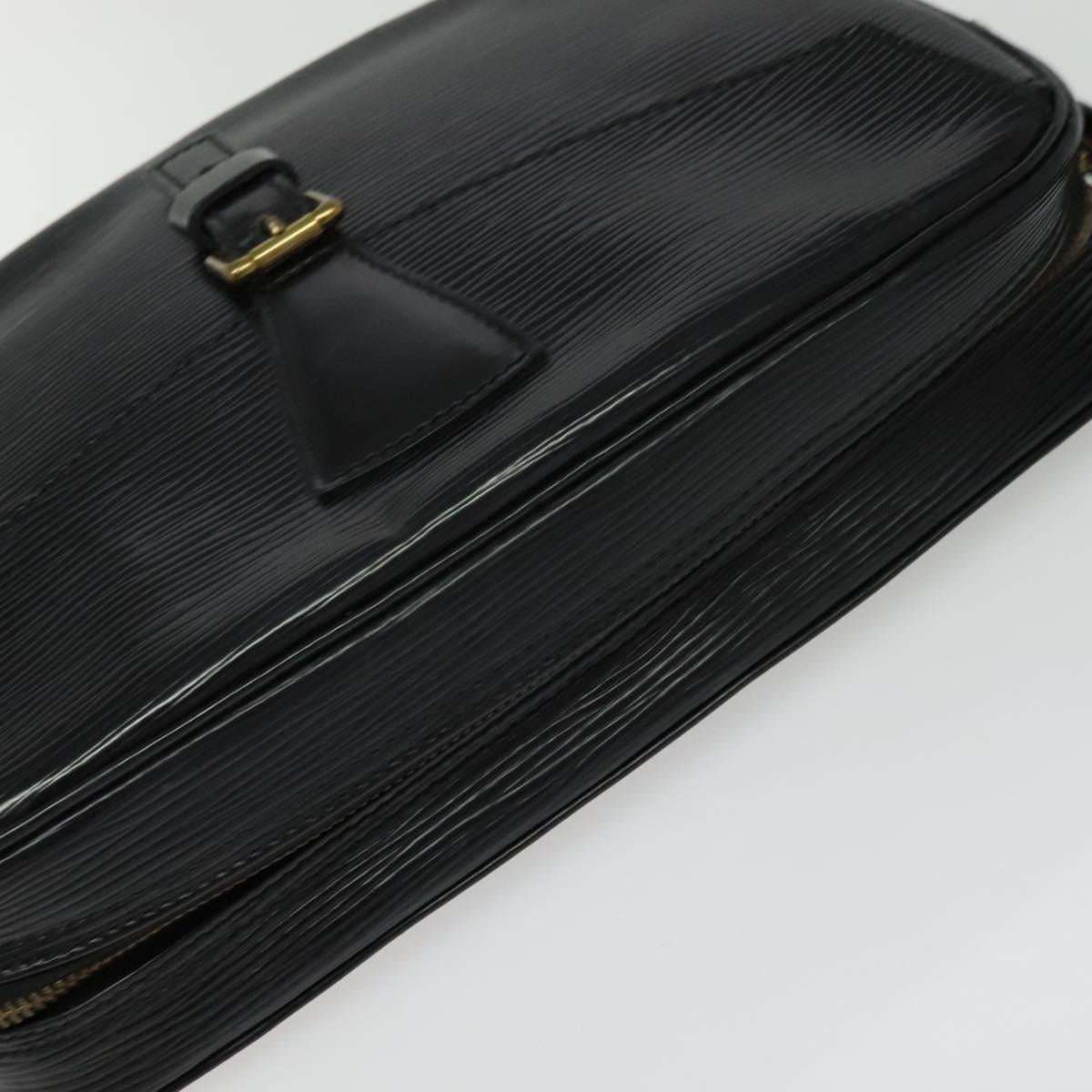 LOUIS VUITTON Epi Jeune Fille MM Shoulder Bag Black M52152 LV Auth 141387