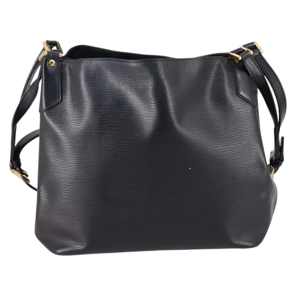 LOUIS VUITTON Epi Mandala MM Shoulder Bag Black M58892 LV Auth 141400