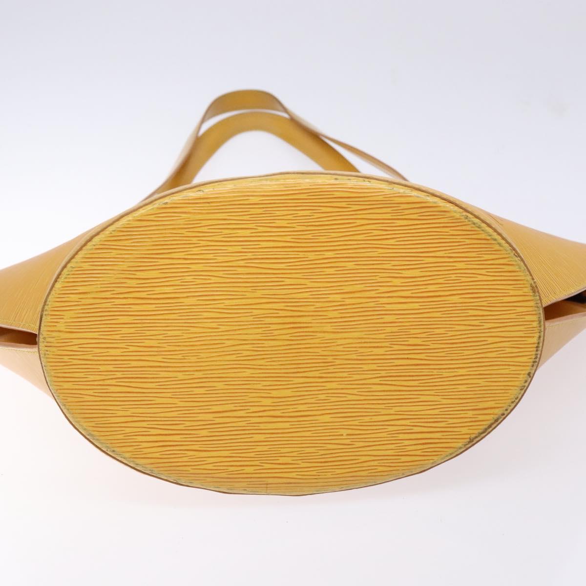 LOUIS VUITTON Epi Saint Jacques Shopping Shoulder Bag Yellow M52269 Auth 141419