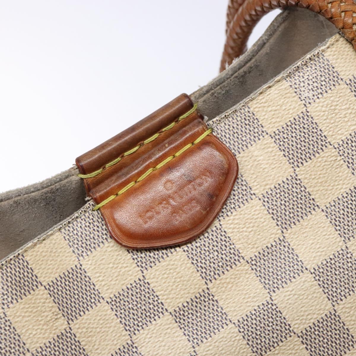 LOUIS VUITTON Damier Azur Propriano Tote Bag N44027 LV Auth 141434