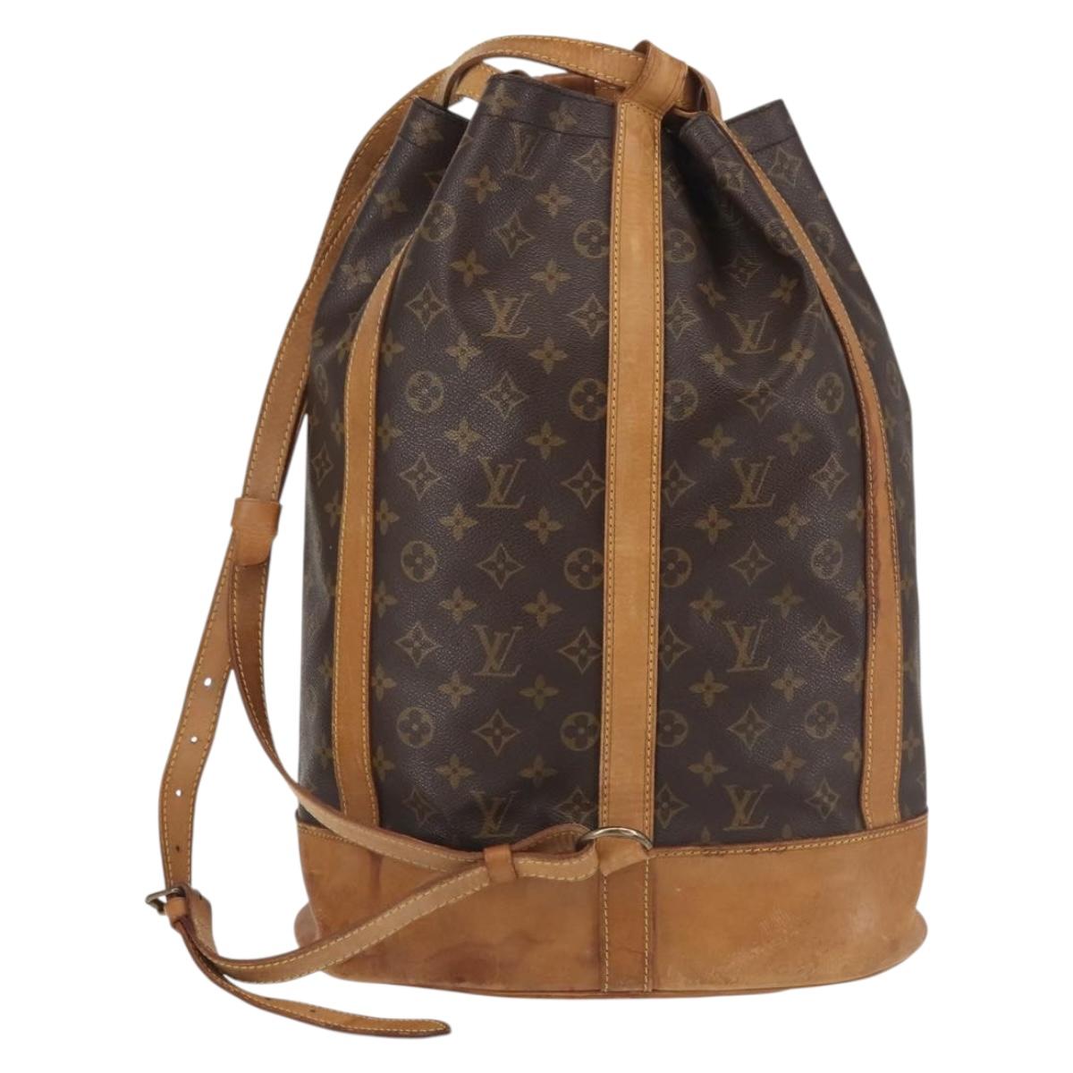 LOUIS VUITTON Monogram Randonnee GM Shoulder Bag M42244 LV Auth 141436