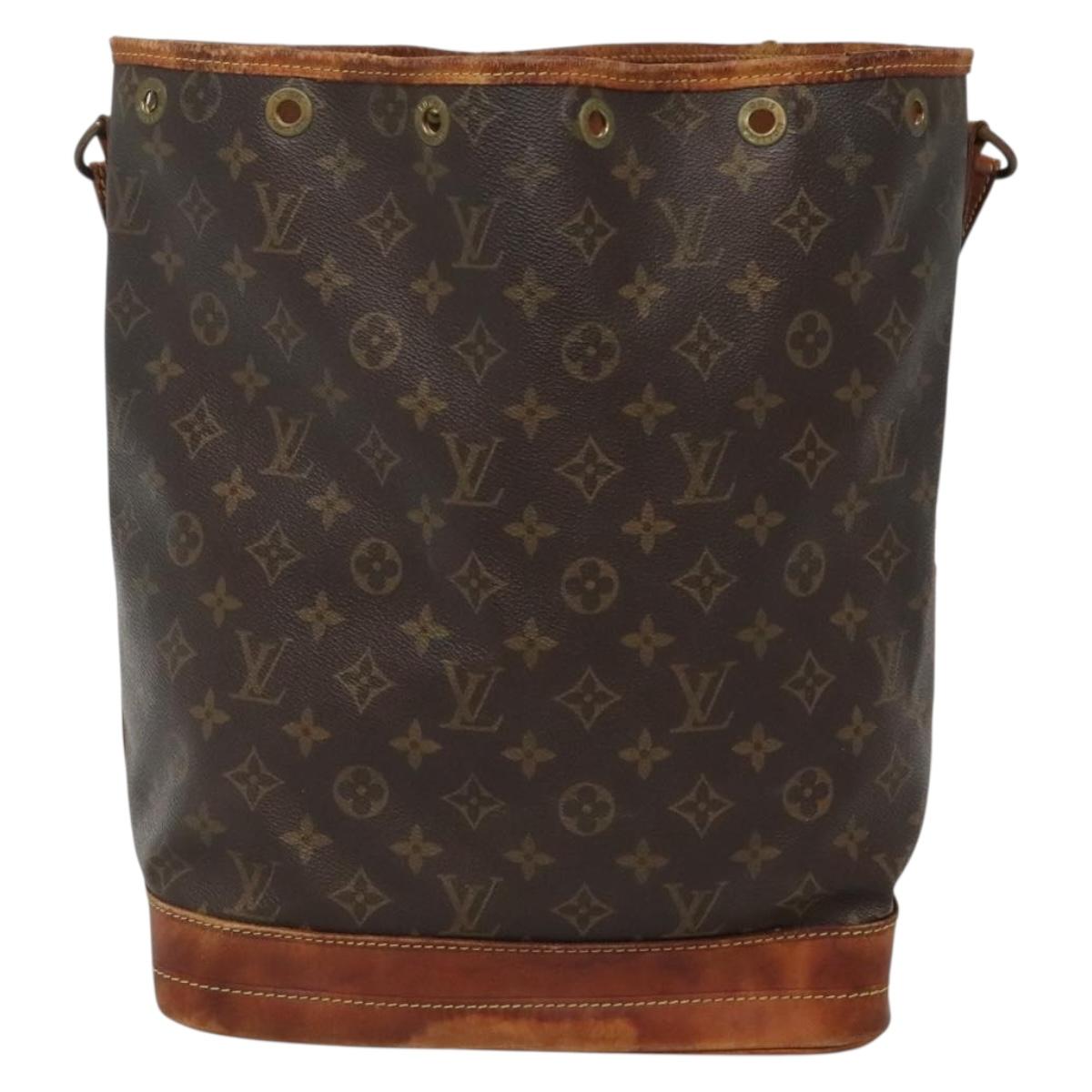 LOUIS VUITTON Monogram Noe Shoulder Bag M42224 LV Auth 141437