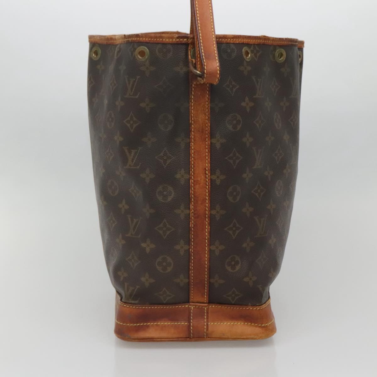 LOUIS VUITTON Monogram Noe Shoulder Bag M42224 LV Auth 141437