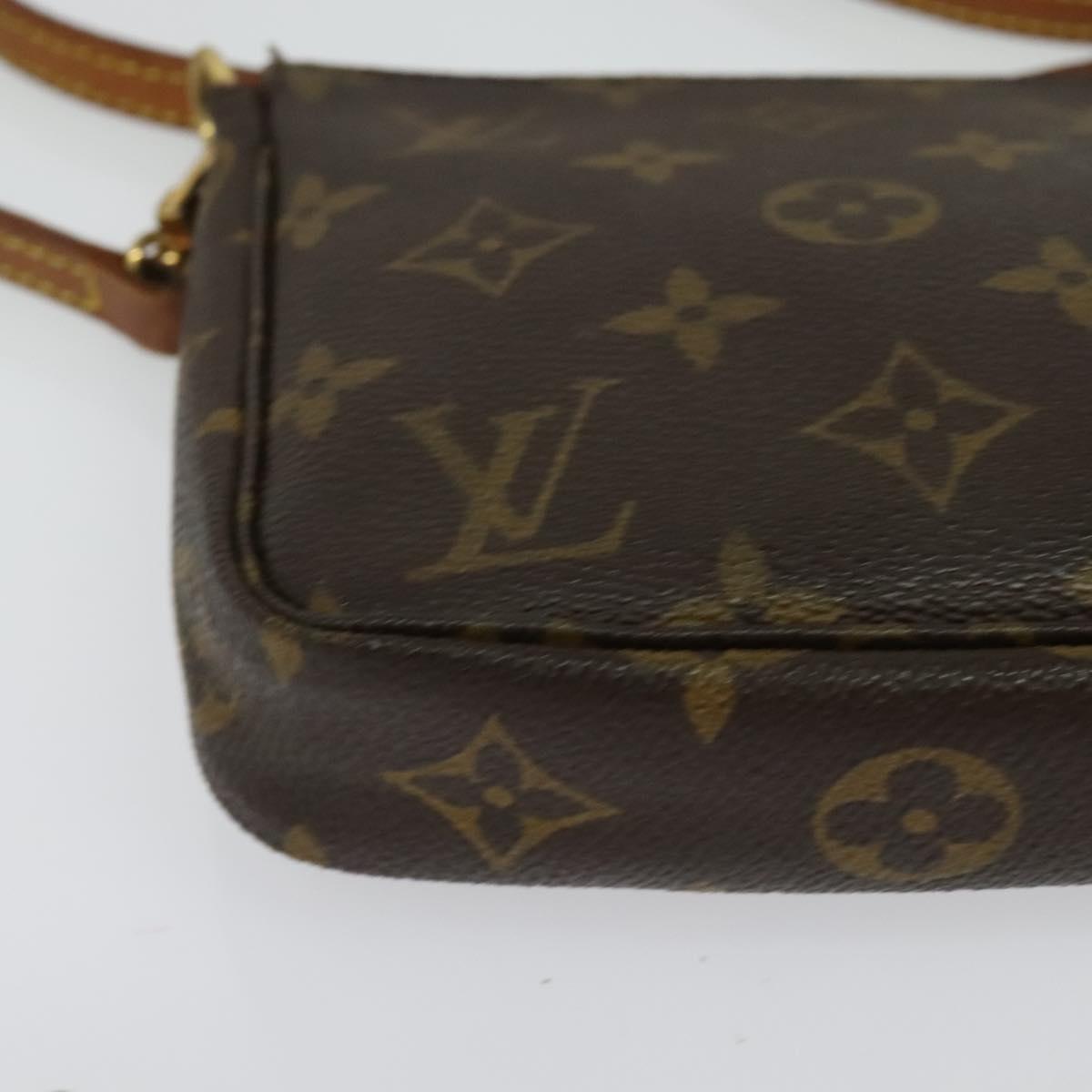 LOUIS VUITTON Monogram Pochette Accessoires Pouch M51980 LV Auth 141442
