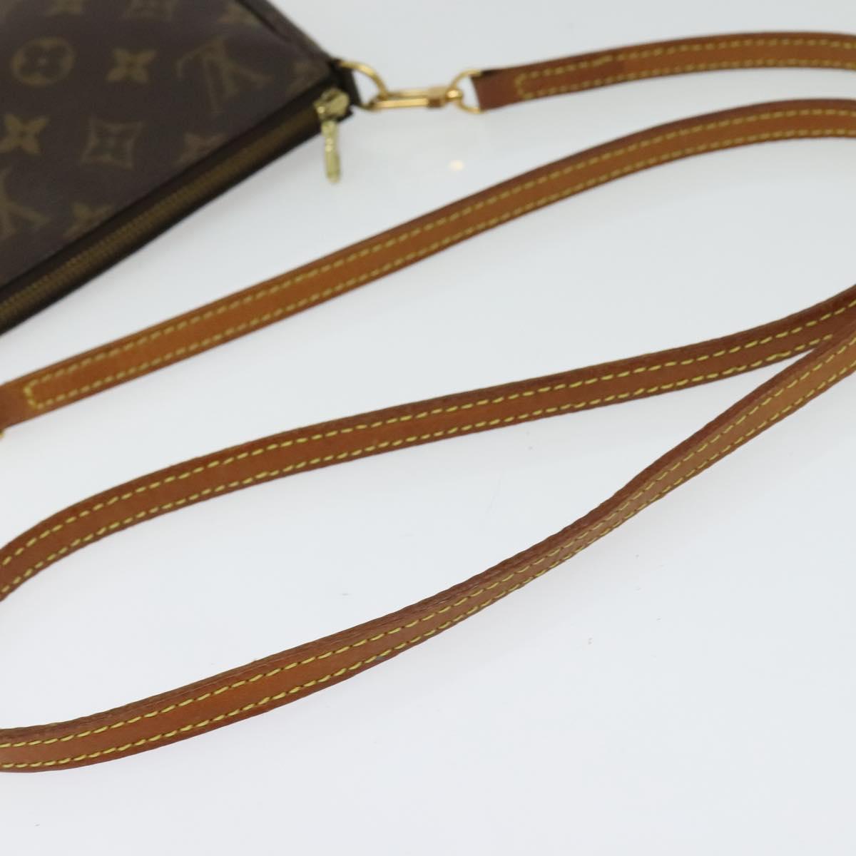 LOUIS VUITTON Monogram Pochette Accessoires Pouch M51980 LV Auth 141442