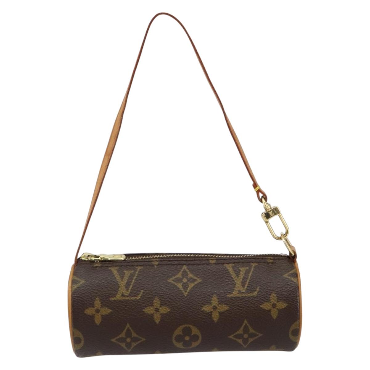 LOUIS VUITTON Monogram Papillon Pouch LV Auth 141444