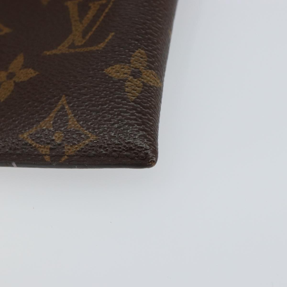 LOUIS VUITTON Monogram Etui Lunette MM Glasses Case M66544 LV Auth 141445