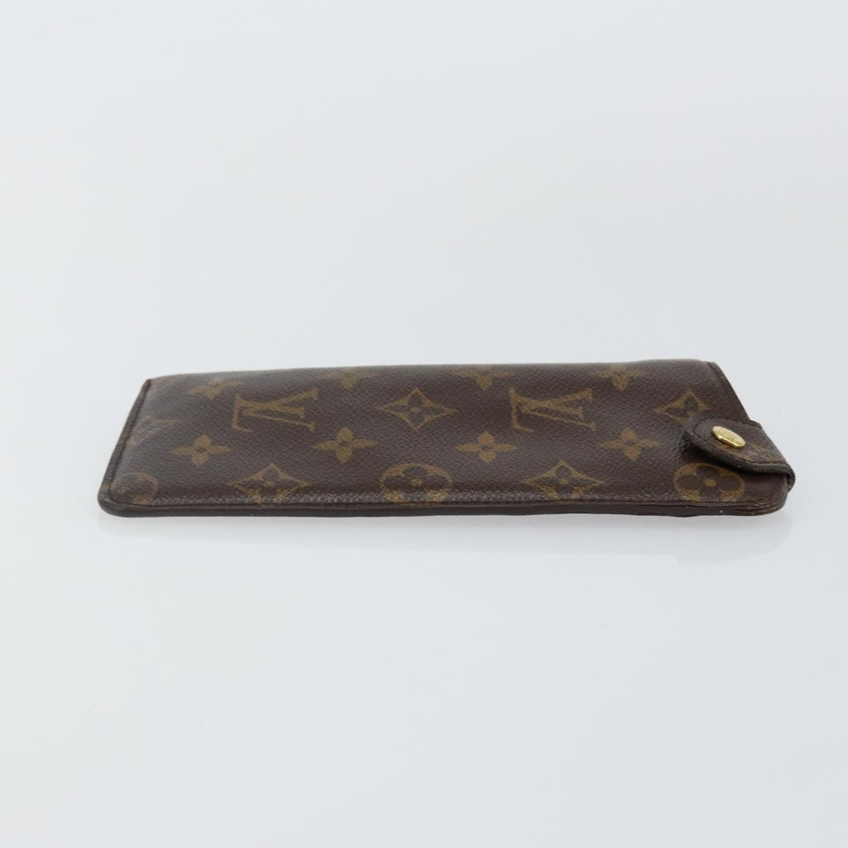 LOUIS VUITTON Monogram Etui Lunette MM Glasses Case M66544 LV Auth 141445