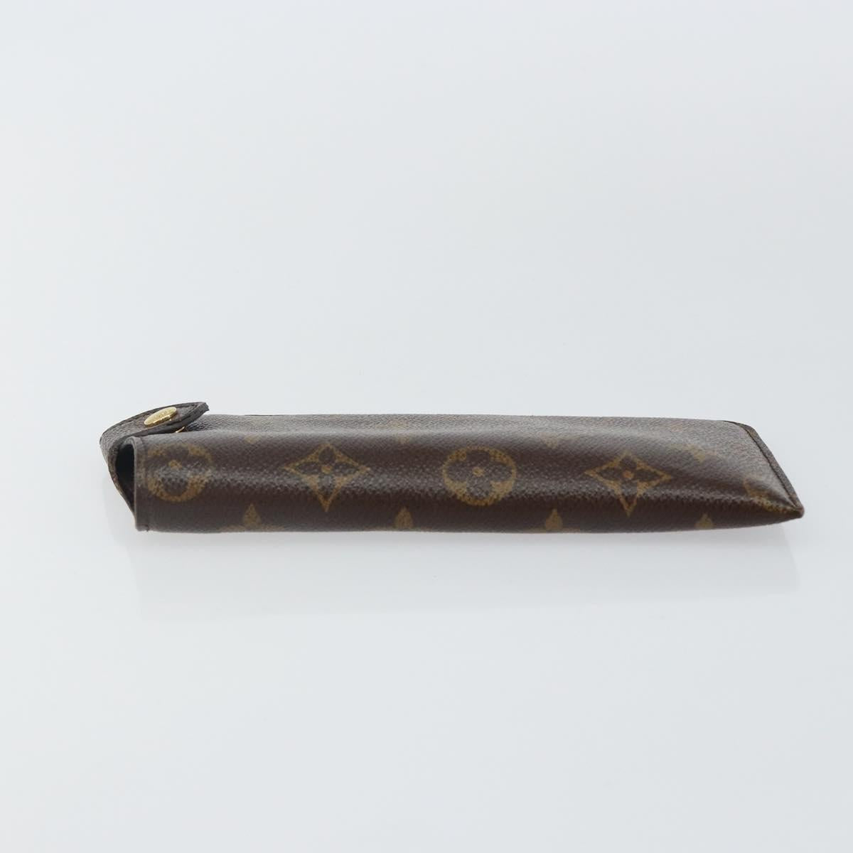 LOUIS VUITTON Monogram Etui Lunette MM Glasses Case M66544 LV Auth 141445