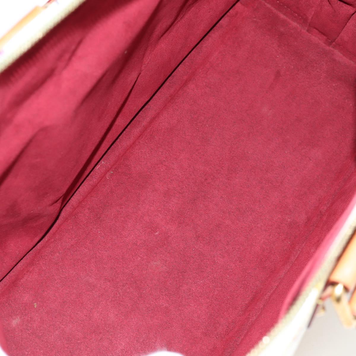 LOUIS VUITTON Monogram Multicolor Alma GM Hand Bag White M40441 LV Auth 141457V