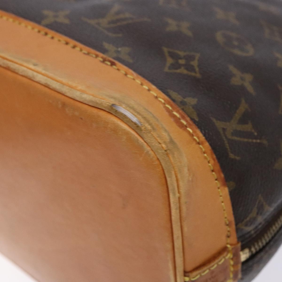 LOUIS VUITTON Monogram Alma Hand Bag M51130 LV Auth 141474