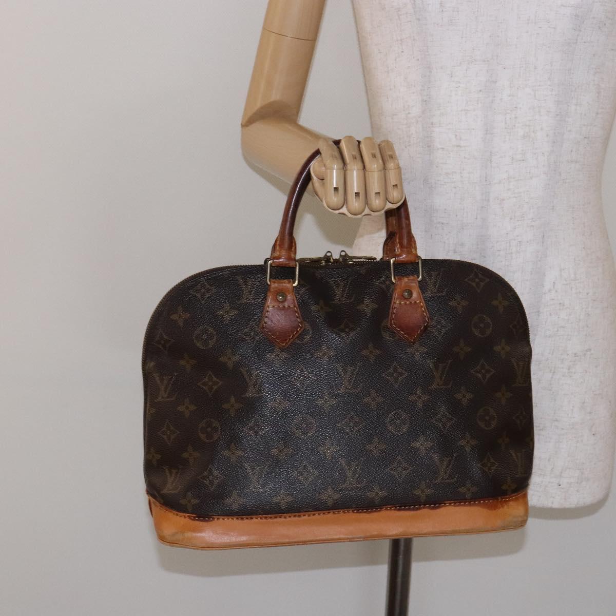 LOUIS VUITTON Monogram Alma Hand Bag M51130 LV Auth 141474