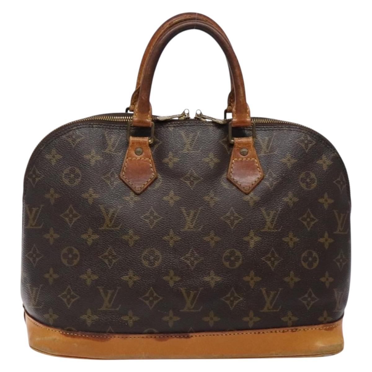 LOUIS VUITTON Monogram Alma Hand Bag M51130 LV Auth 141474