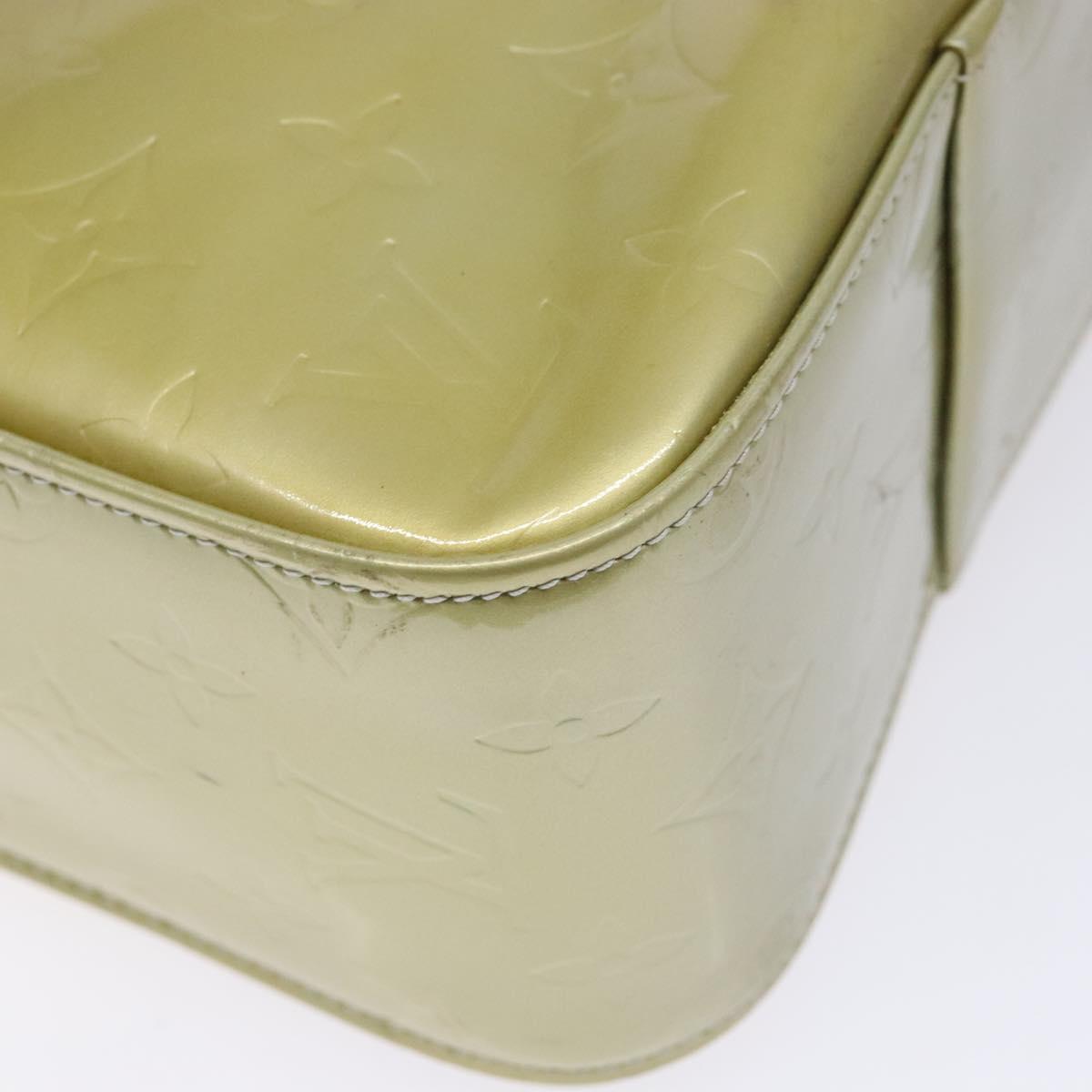 LOUIS VUITTON Monogram Vernis Columbus Tote Bag Gris M91028 LV Auth 141489