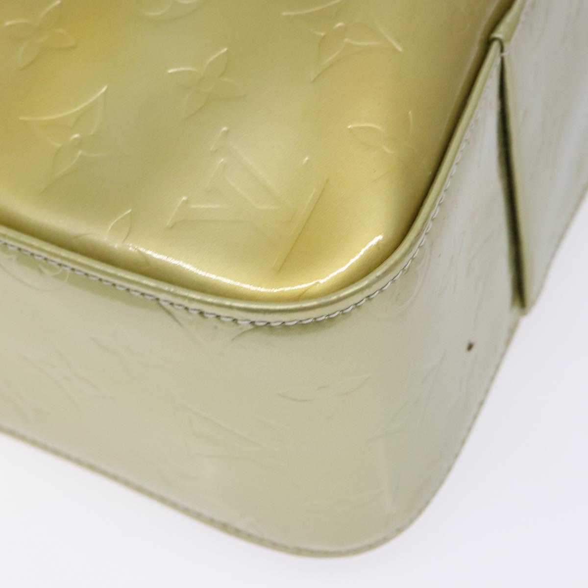 LOUIS VUITTON Monogram Vernis Columbus Tote Bag Gris M91028 LV Auth 141489